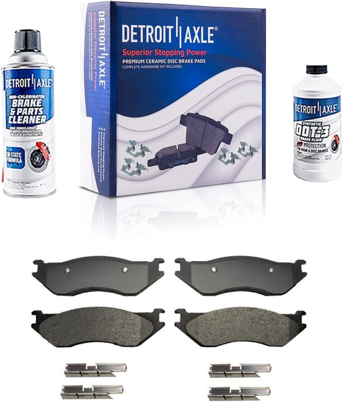 5-Lug Front Brake Pads Calipers Rotors for 2002-2006 Dodge Ram 1500 gallery