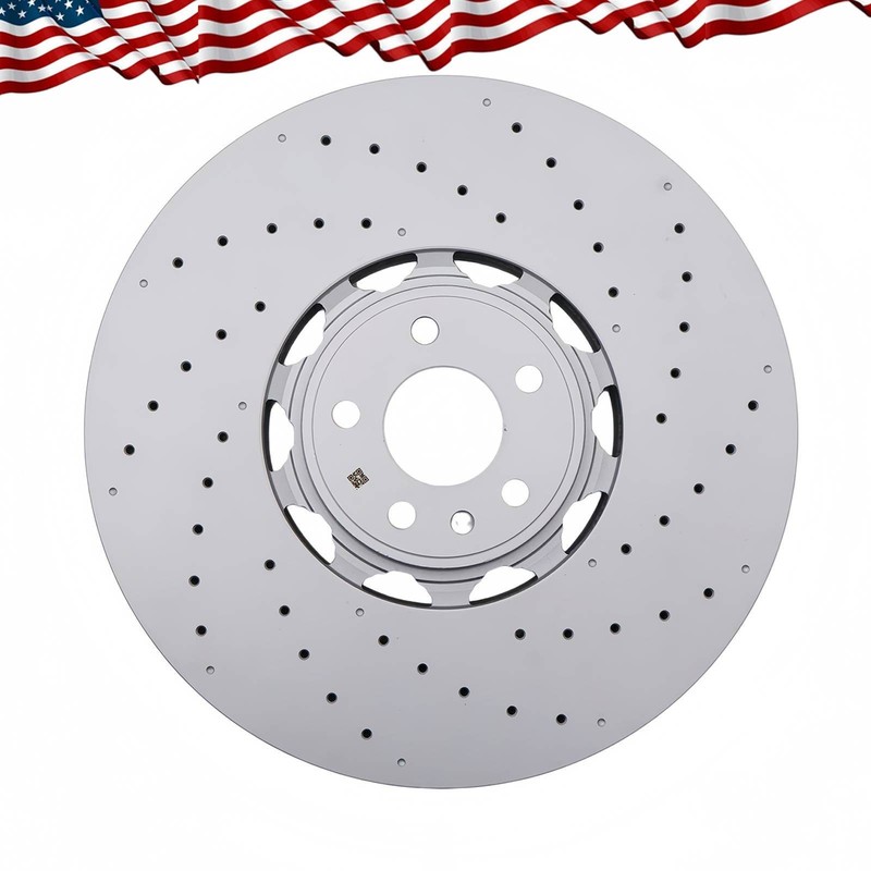 For 2021-2024 Audi RS6 Avant RS7 Sportback 4K0615301S Front Disc Brake Rotor Set gallery