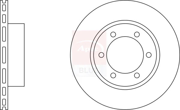 2x Brake Discs Pair Vented fits TOYOTA 4RUNNER 2.8D Front 89 to 96 3L 319mm Set gallery