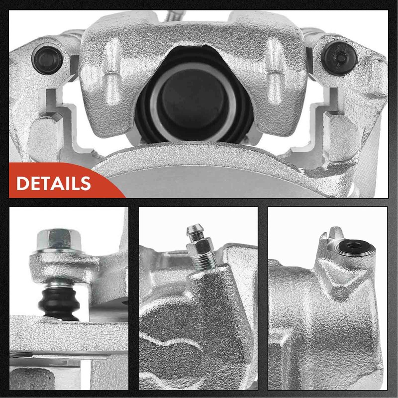 Rear Drilled Brake Rotors & Pads + Caliper for Toyota 4Runner 03-09 FJ Cruiser gallery