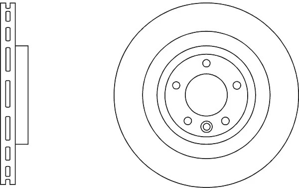 FOR RANGE ROVER Mk4 L405 4.4D 12-21 REAR VENTED BRAKE DISCS AND PADS SET 350 MM gallery