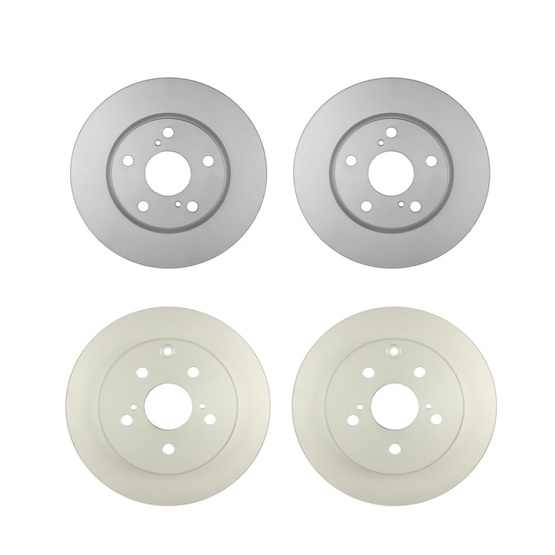 Bosch QuietCast Front 275mm & Rear 281mm Disc Brake Rotor Kit For HS250h RAV4 L4