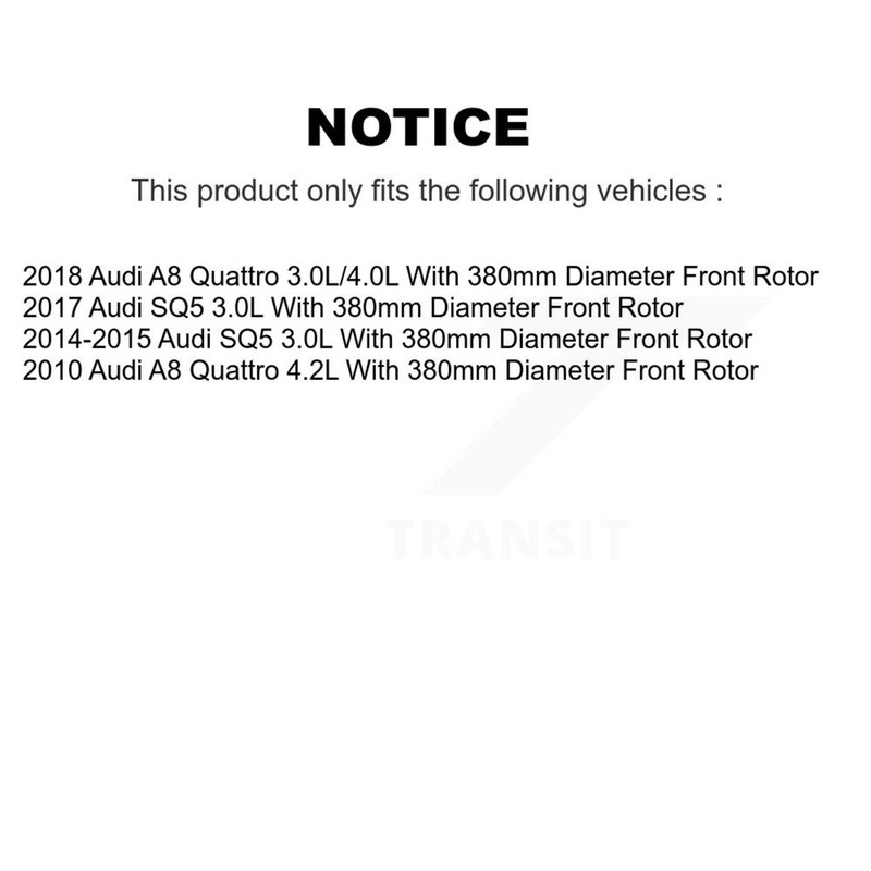 Positive Plus KPW-101394 Brake Pad Sets 2-Wheel Set Front for Audi A8 Quattro gallery