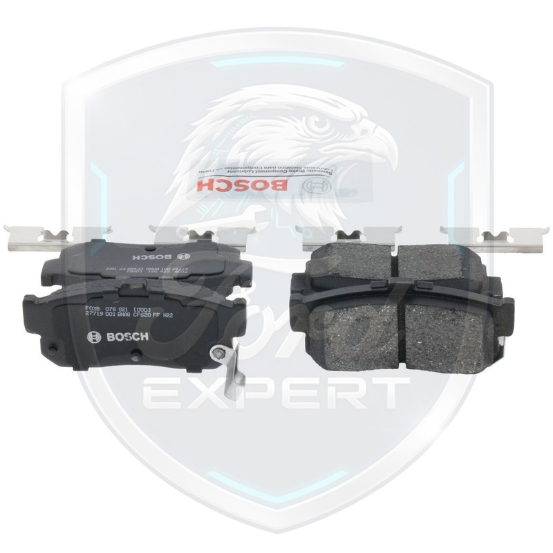 Bosch OEM Front & Rear Ceramic Brake Pads Kit For 2000-2001 Nissan & Infiniti gallery