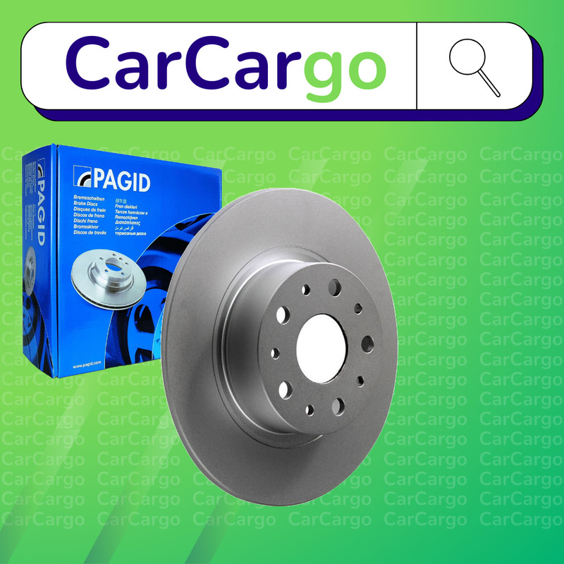 Pagid Solid Rear Brake Discs Pair For Alfa Romeo 166 2.0 V6 1998-2000 276 mm