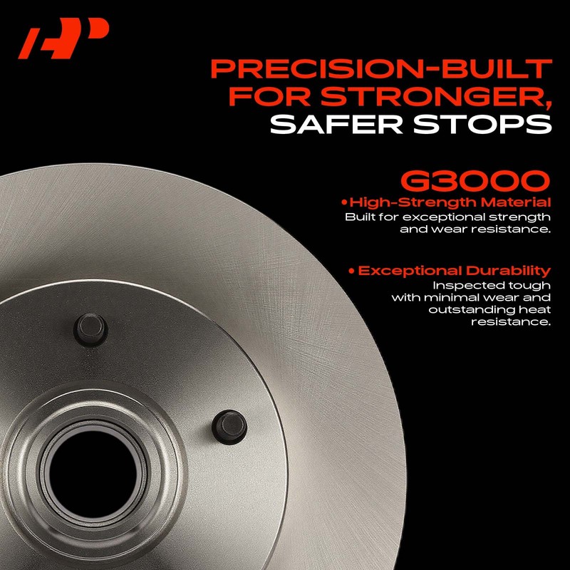 A-Premium Front Disc Brake Rotors for Chevrolet Camaro 1969 Pontiac Grand Prix gallery