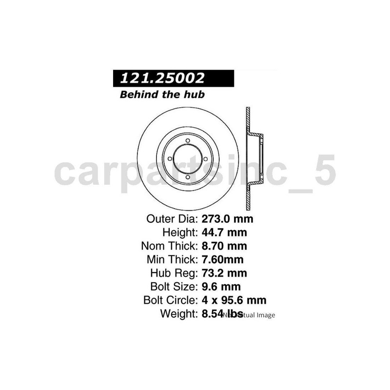 Brake Pad Brake Rotor Front Fits MG MGB gallery