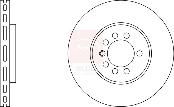 2x Brake Discs Pair Vented fits VAUXHALL ASTRA G 2.2 Front 00 to 05 Z22SE 280mm