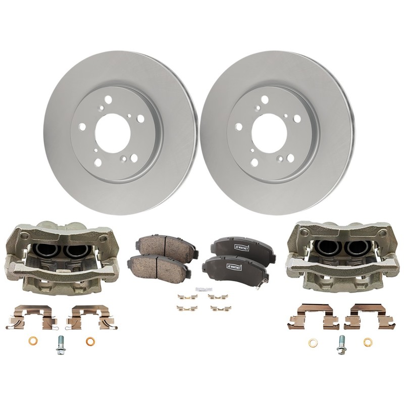 Front Brake Disc Rotors and Pads Kit For Honda Odyssey 2005 2006 2007 2008-2010