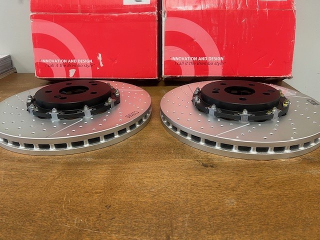 Mercedes Front Brake Disc Rotors Set Of 2 For C63,CLK63,CLS63,E63,SL63,SLK55 gallery