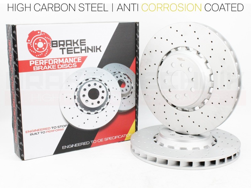 FOR BMW M4 COMPETITION XDRIVE G22 G82 FRONT DRILLED BRAKE DISCS 380MM PAIR gallery