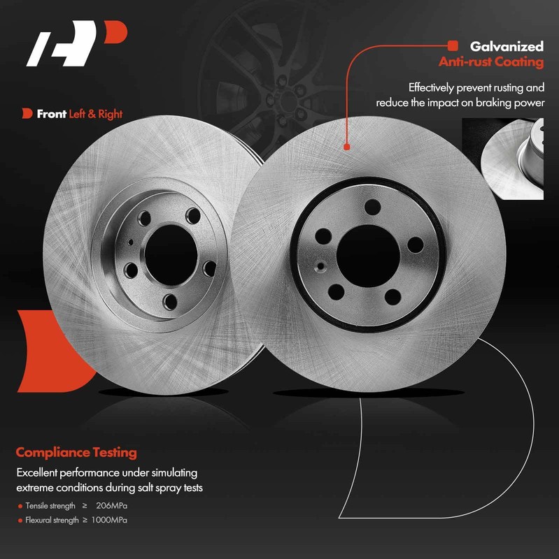 A-Premium Front & Rear Disc Brake Rotors & Ceramic Pads for VW Jetta Golf Beetle gallery