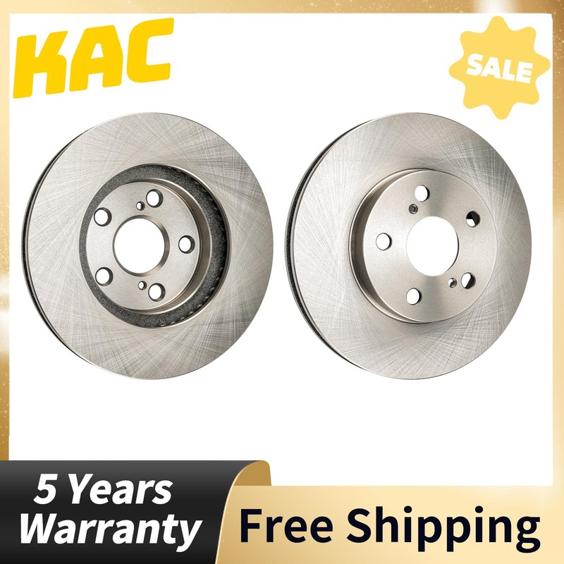 Front Coated Brake Rotors For 2010-2011 Toyota Prius 2011-2017 Lexus CT200h