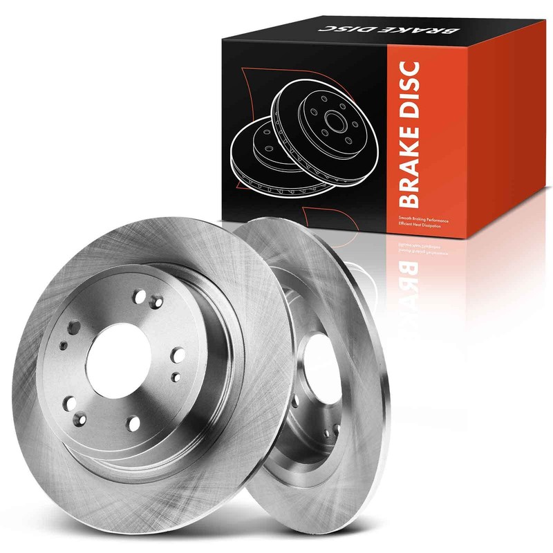 2pcs 281.8 mm Rear Disc Brake Rotors for Honda Accord 2005-2025 Acura ILX TSX