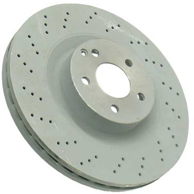 221-421-16-12 07 GenuineXL Brake Disc Front Driver or Passenger Side for MB
