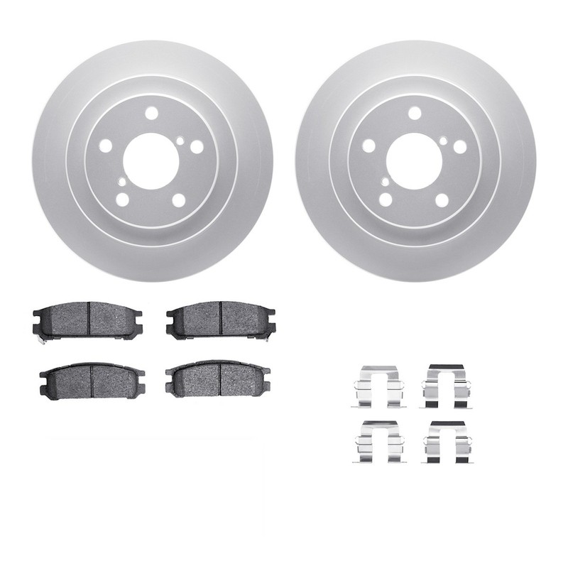 WDWH1-13003 R1 Concepts Brake Disc and Pad Kits 2-Wheel Set Rear Coupe Sedan gallery