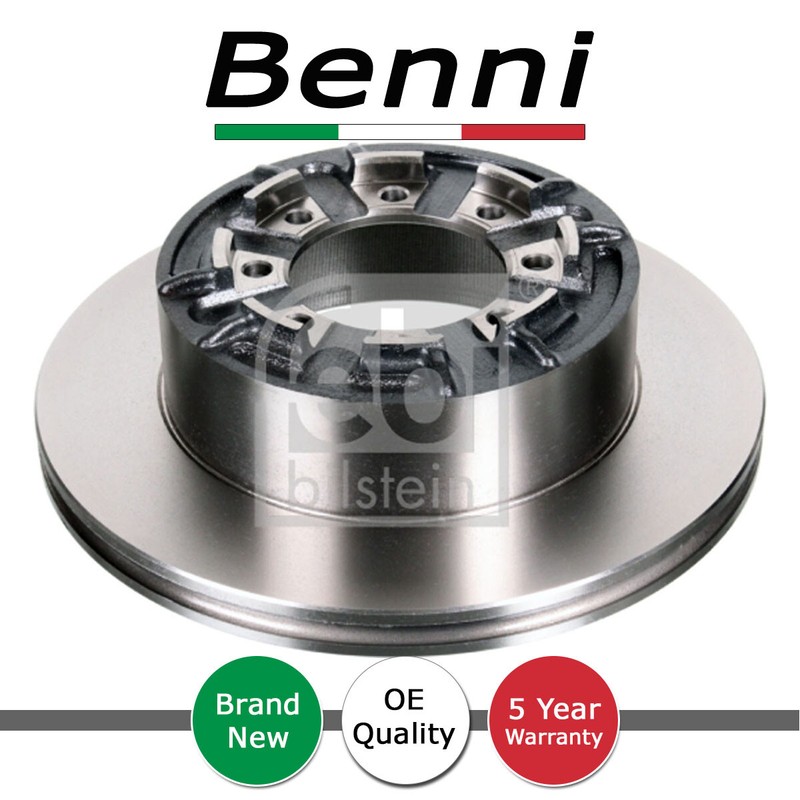 Brake Disc Rear Benni Fits Iveco Daily 1989- 2.3 D 2.5 2.8 3.0 8094389
