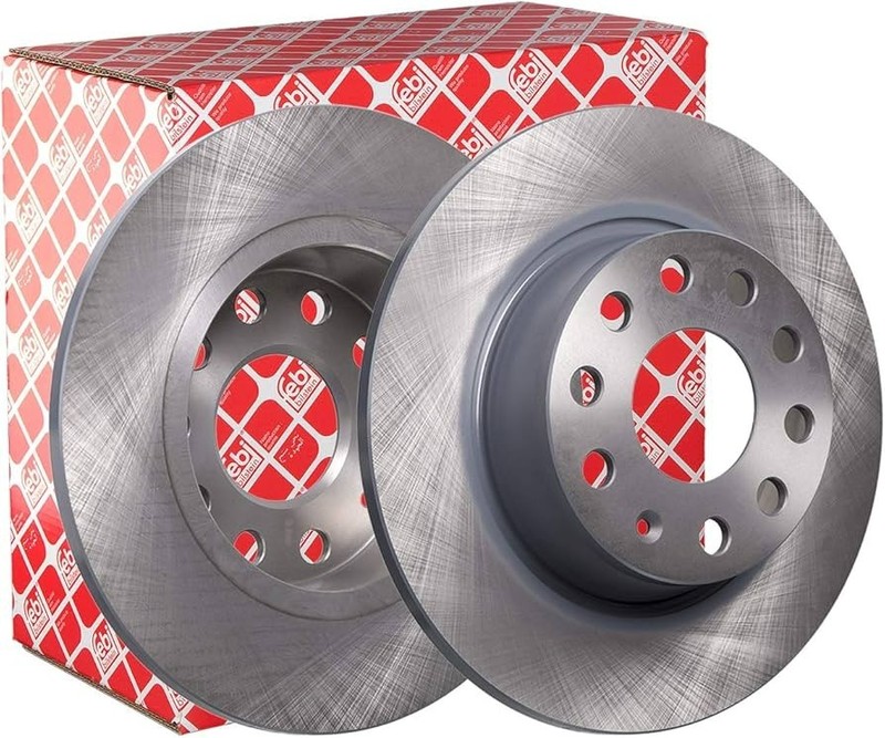 2x Brake Discs Pair Solid Rear 262mm 31361 Febi Set 584111C800 584111G300 New