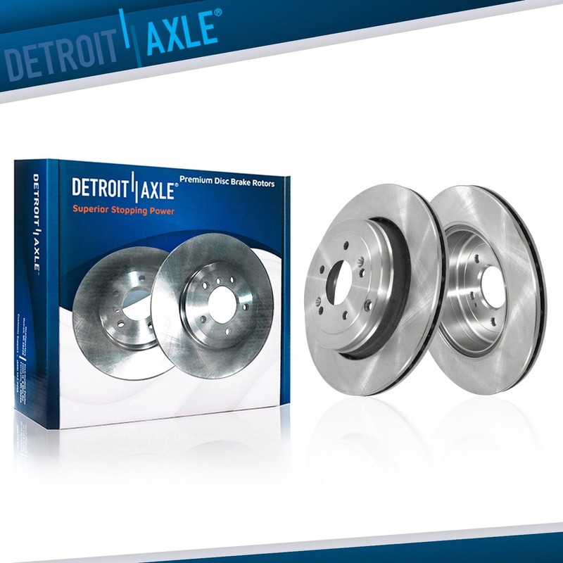12.99 inch 330mm Pair Rear Disc Brake Rotors for 2010-2016 Hyundai Genesis Coupe