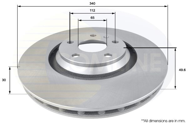 Fits Audi TT 2006- 1.8 2.0 TDi 2.5 3.2 Intupart Front Brake Disc #1 gallery