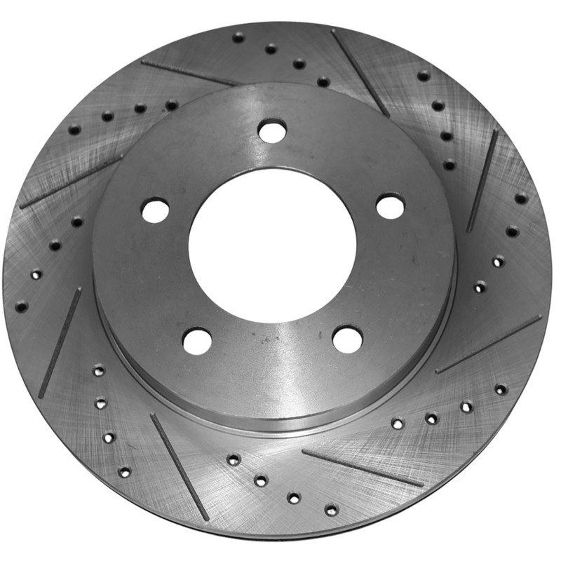 2x 308mm Front Drilled & Slotted Brake Rotor for Ford F-150 1997-2004 4WD 5-Lug gallery