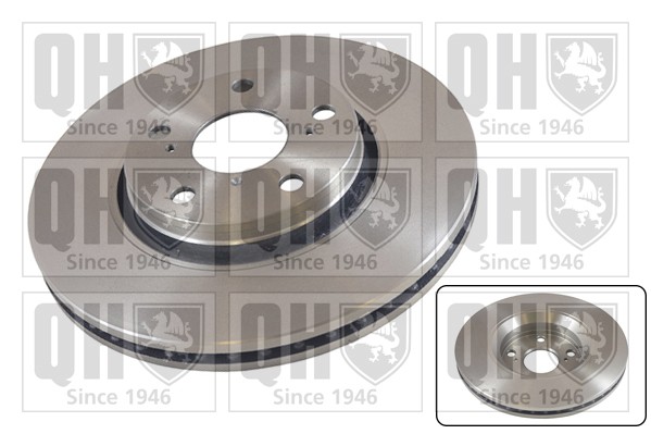 2x Brake Discs Pair Vented fits TOYOTA AVENSIS ADT251 2.2D Front 05 to 08 294mm gallery