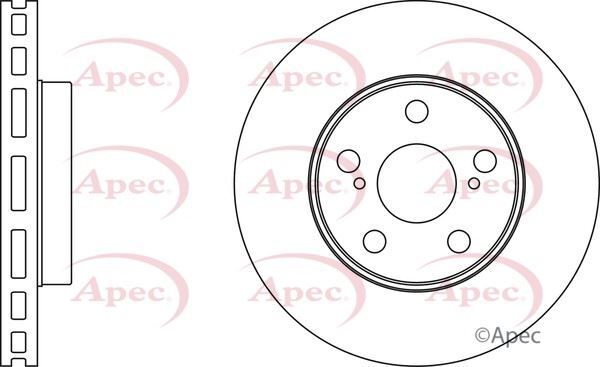 Brand New Brake Disc For Subaru FORESTER 18- 26300SJ000 APEC DSK4101 gallery