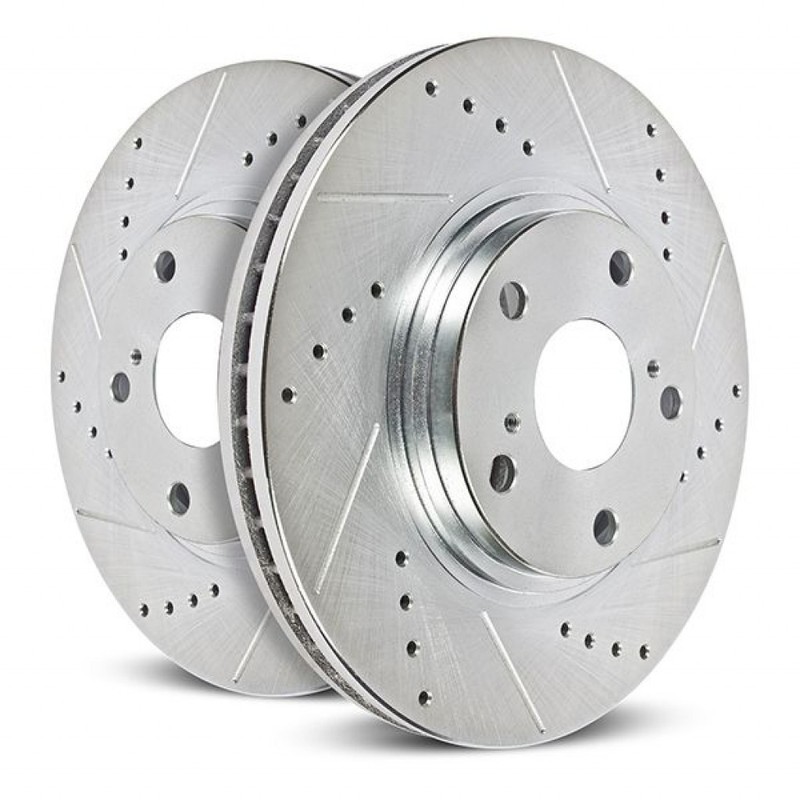 Power Stop Brake Rotors For GMC Yukon XL 1500 2007-2014 Front Evolution Pair