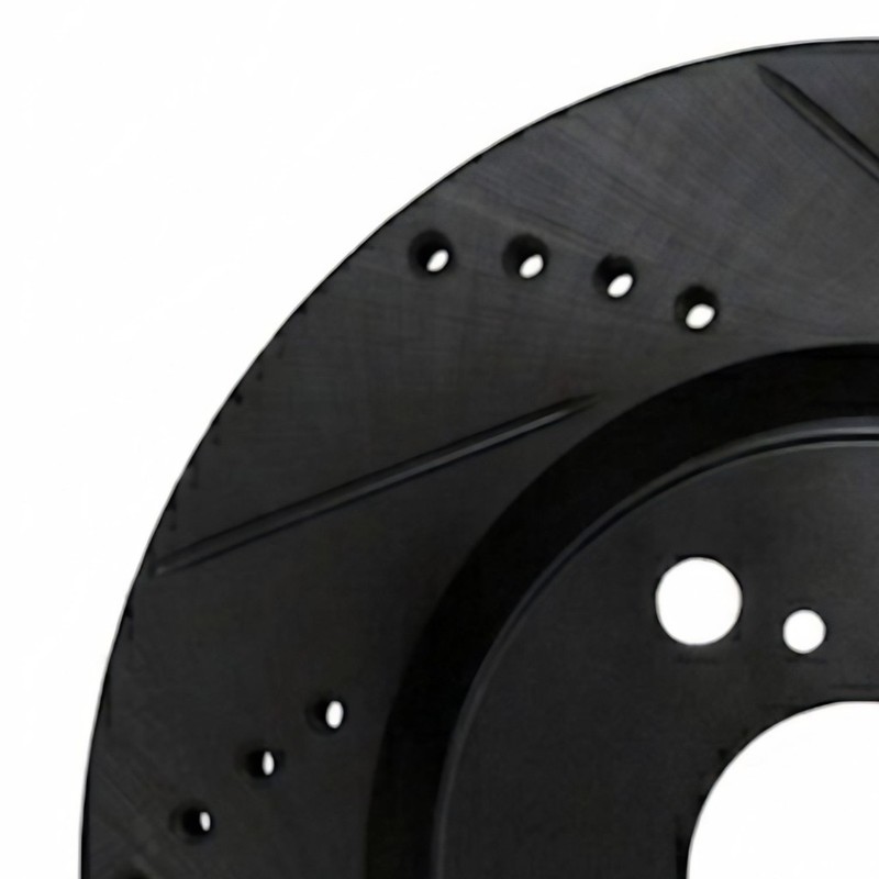 For Subaru WRX STI 2018-2021 Brake Rotor Set | Cast Iron | Black | Vented Rotor gallery
