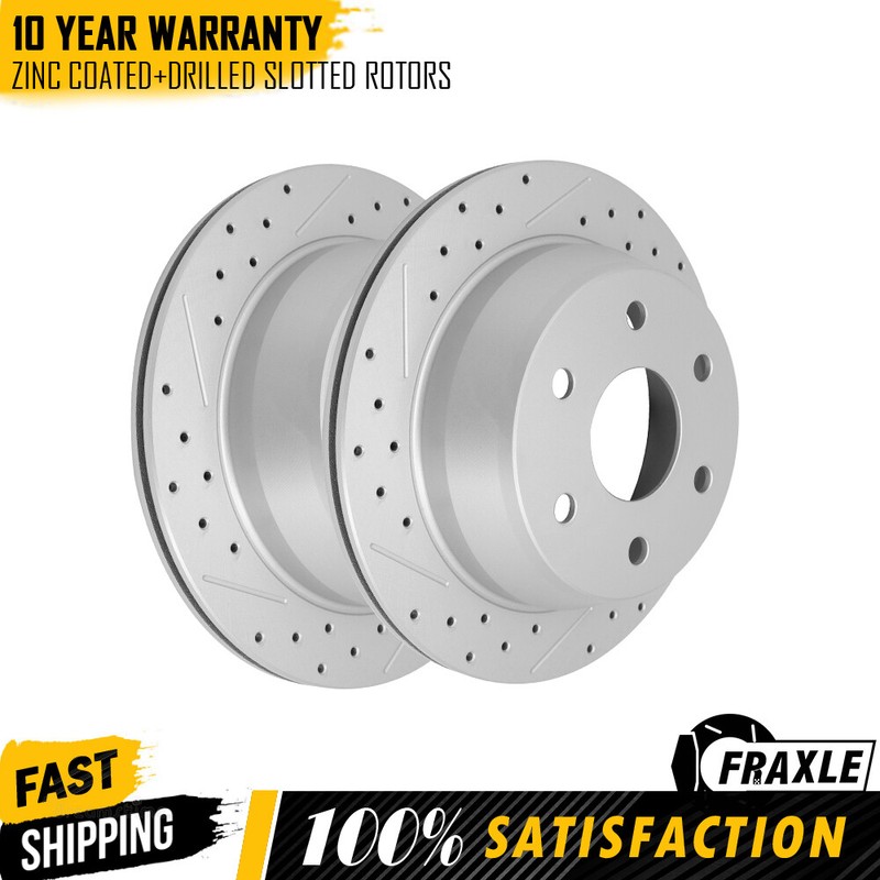 2* Rear Disc Brake Rotors For Astro Silverado Tahoe Gmc Sierra 1500 Safari Yukon