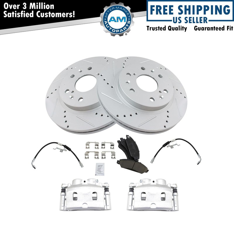 Front Brake Pad & Rotor Kit For Cadillac Chevrolet GMC