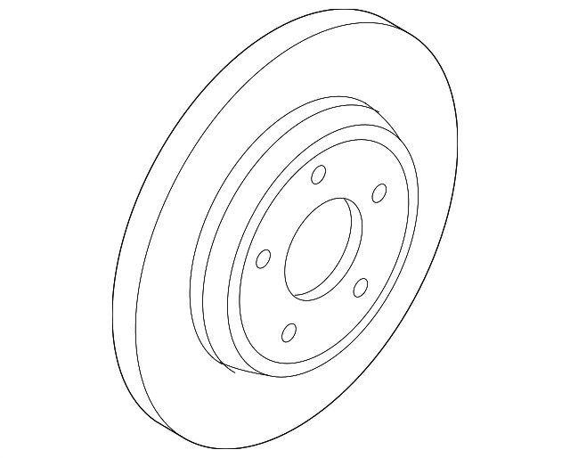 Genuine Ford Rotor Assembly - Brake 5U2Z-1V125-Z gallery