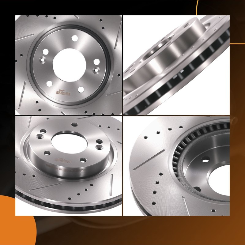Front Left&Right Brake Rotors Ceramic Pads for Hyundai Sonata 2011-2015 S31427 gallery