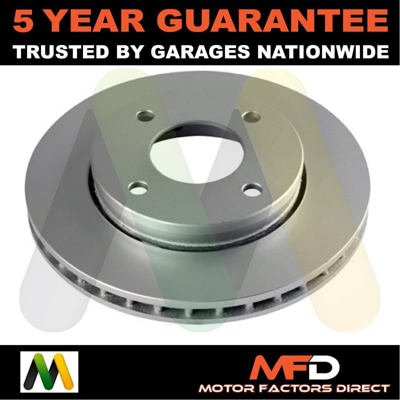 1x Brake Disc Front Motaquip Fits Mitsubishi Colt 2004-2012 + Other Models