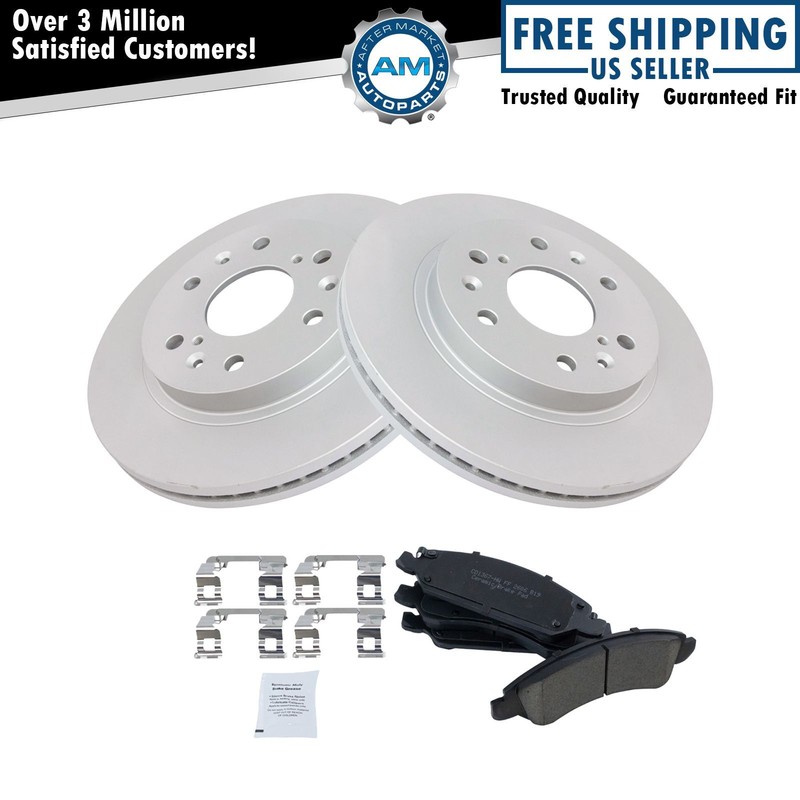 Front Posi Ceramic Brake Pad & Rotor Set for Chevy GMC Truck Van SUV