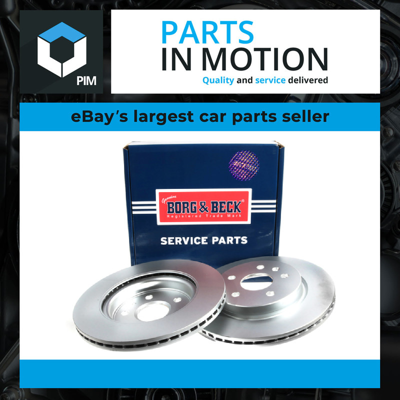2x Brake Discs Pair Vented fits CHEVROLET MALIBU V300 2.0D Rear 2012 on LBS Set