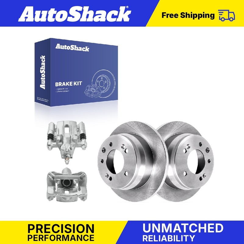 Rear Brake Rotors Calipers for Hyundai, Tucson 2010-2015, FWD L4 2.0L 2.4L