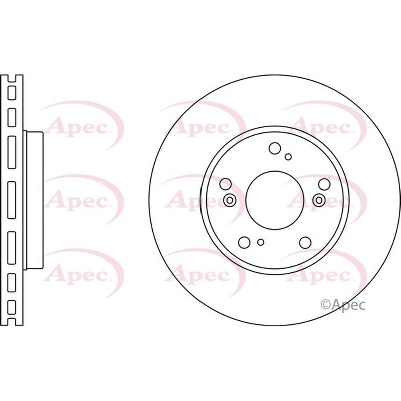 Apec Front Brake Disc DSK2394 – OE High Quality Precision Engineered Part