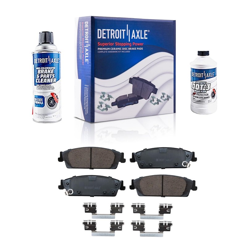 6-Lug Front & Rear Brake Pads Rotors for 2014-2020 Cadillac Escalade gallery