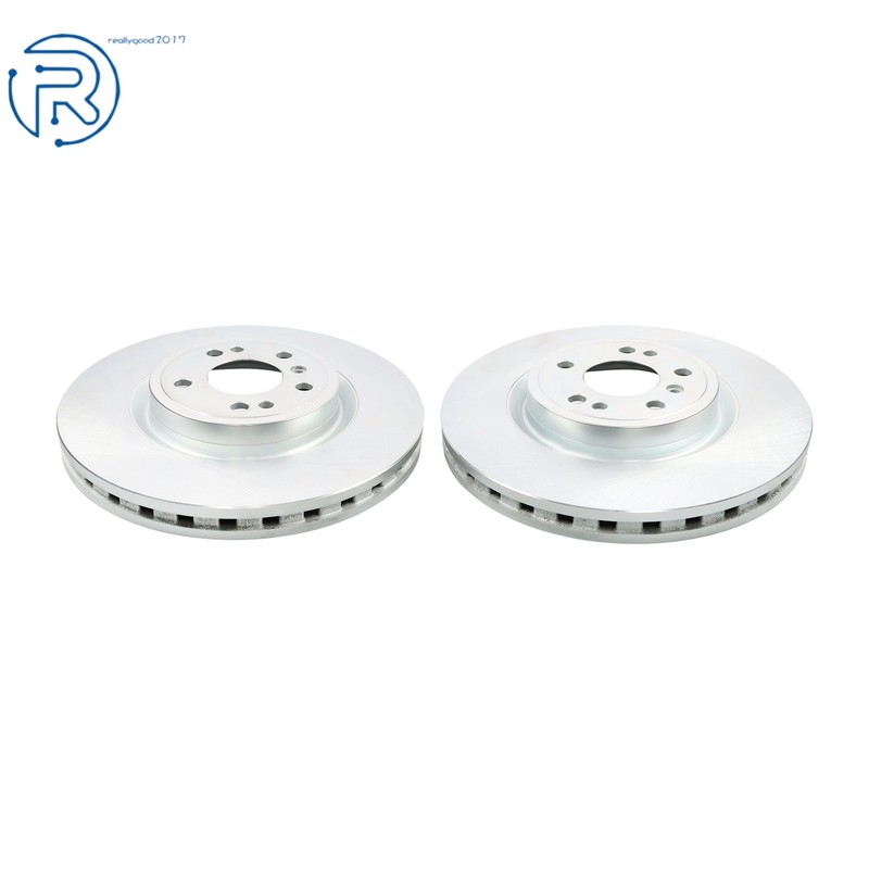 Front Disc Brake Rotors & Ceramic Brake Pads 6Pcs P-1455 For Benz ML350 2012-15 gallery
