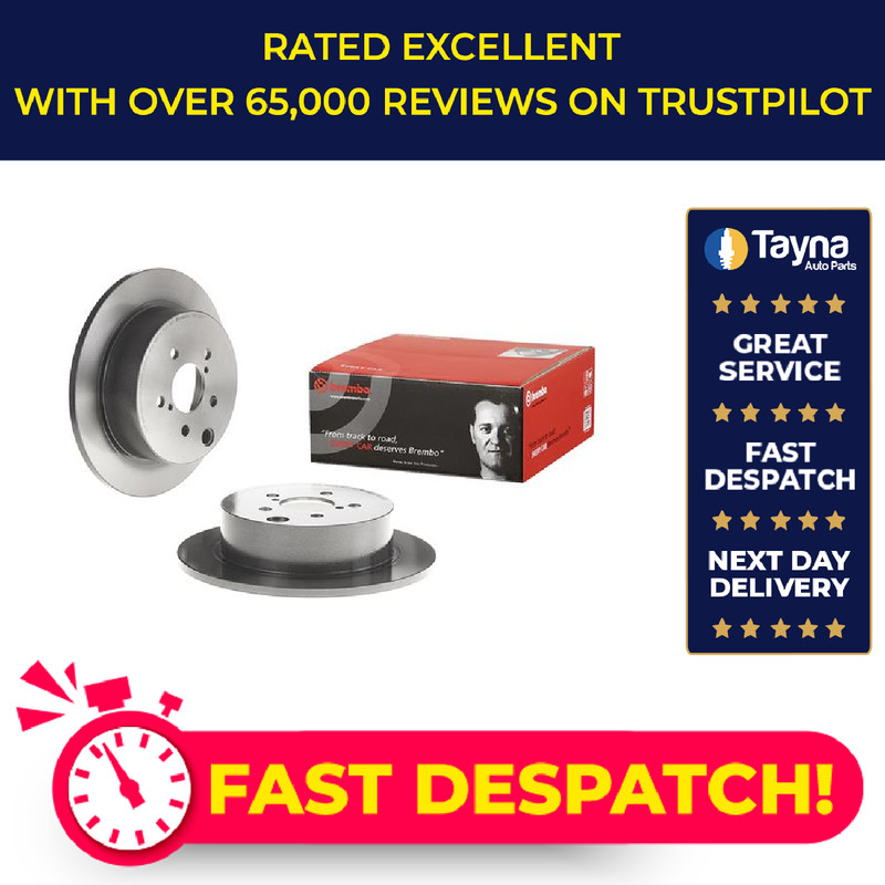2x Brake Discs Pair Solid fits SUBARU IMPREZA GJ7, GP7 2.0 Rear 2011 on 274mm