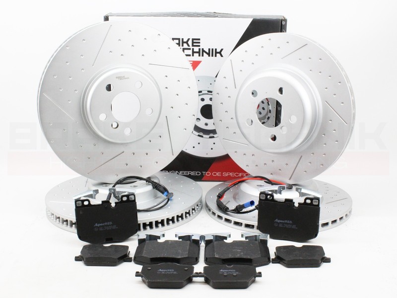 FOR BMW 420D MHEV G22 PERFORMANCE DIMPLED GROOVED FRONT REAR BRAKE DISCS PADS gallery