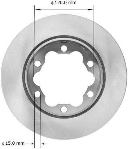 Bendix Premium Drum And Rotor Disc Brake Rotor P N Prt5768