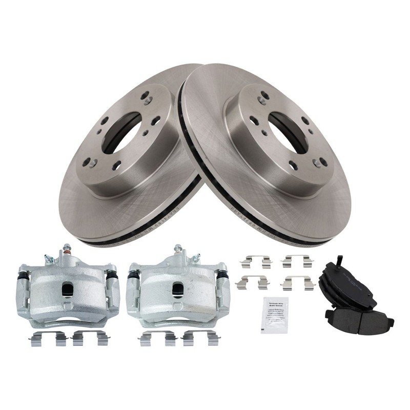 Brake Pad & Rotor Kit Semi-Metallic Fits 2006-2011 Honda Civic