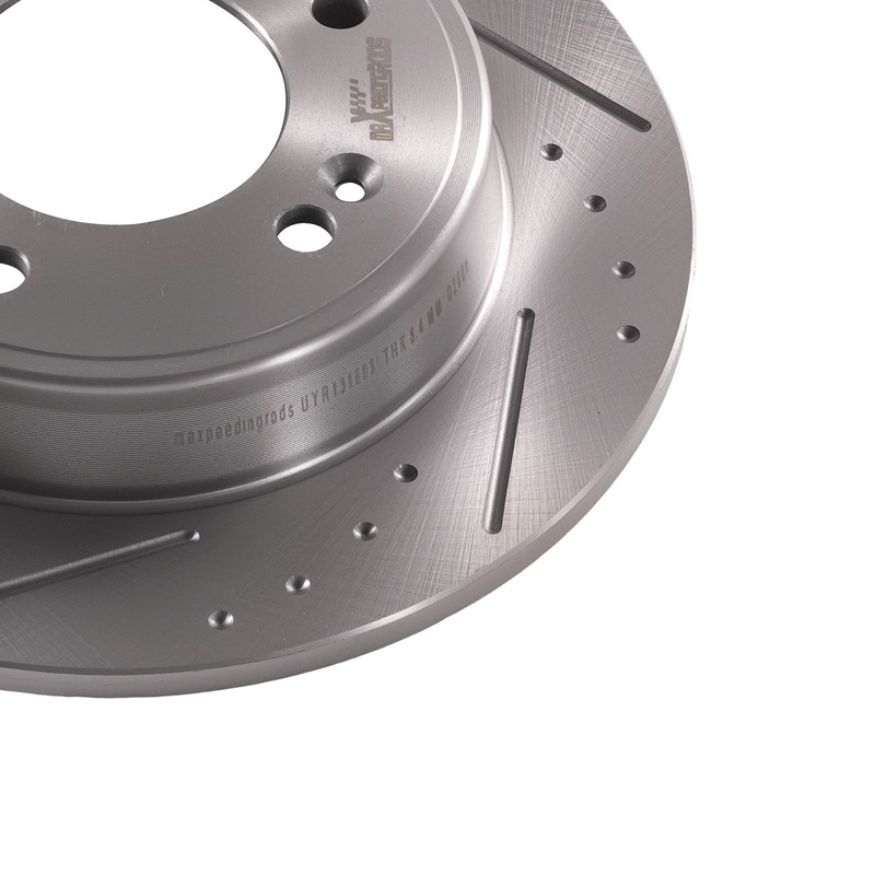 Rear Solid Brake Rotors Ceramic Pads for Hyundai Elantra Coupe 2013-2014 S31603 gallery