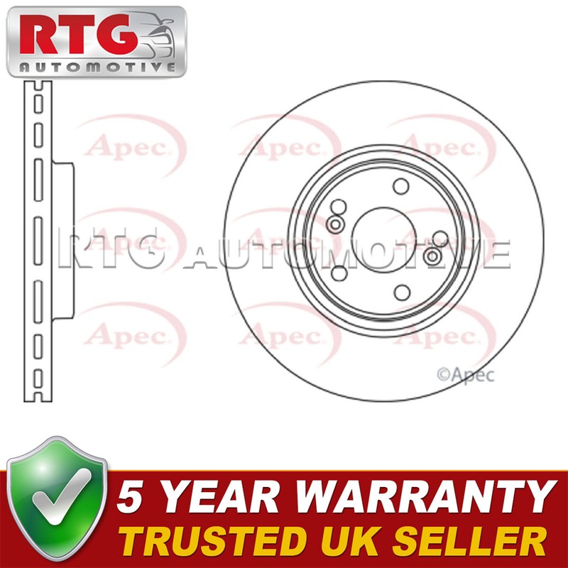 Front Brake Disc Fits Renault Laguna 2001-2007 2.0 dCi 2.2 2.9 3.0 8200019581