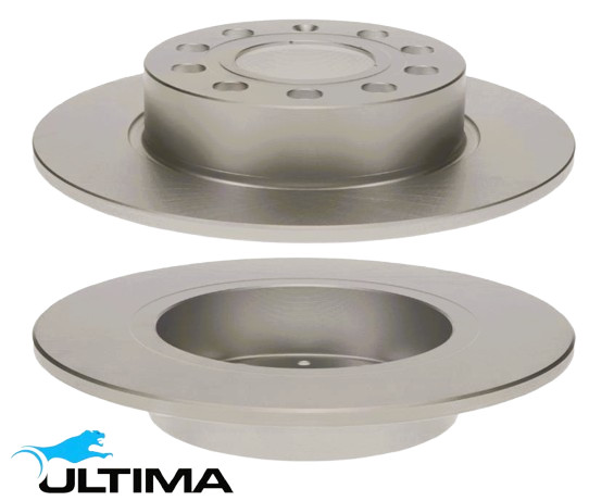 REAR SOLID DISC BRAKE ROTORS FOR VOLKSWAGEN CAXA CTHD BGU BSE CAYD 1.4L 1.6L I4