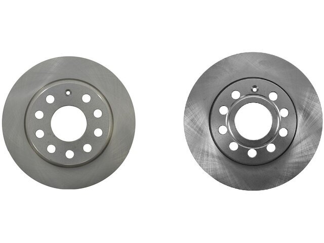 TRQ 17QS46G Brake Rotor Set Fits 2010-2013, 2015-2018 Audi A3 Quattro