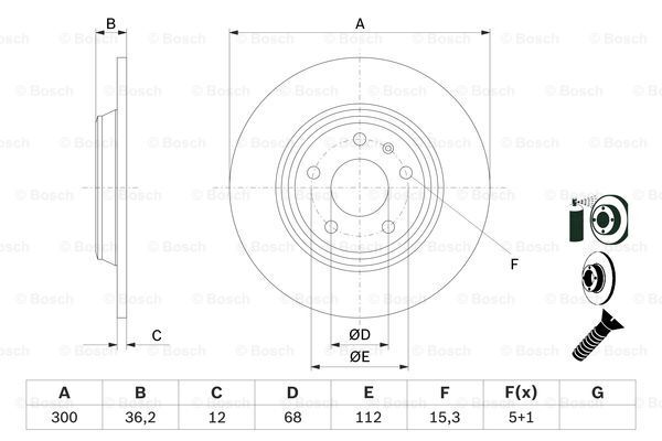 Fits Audi A4 A5 A6 Q5 A7 Allroad + Other Models Brake Disc Rear AST gallery