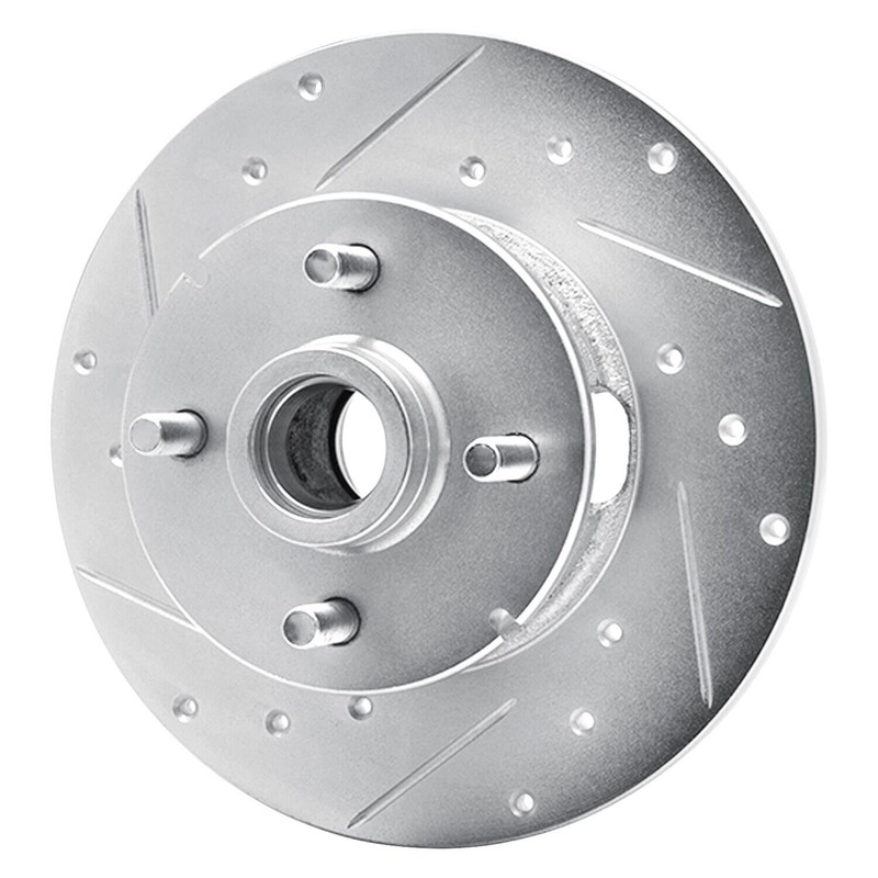 For Chevy Chevette 78-87 Brake Rotor eLINE Drilled & Slotted 1-Piece Front